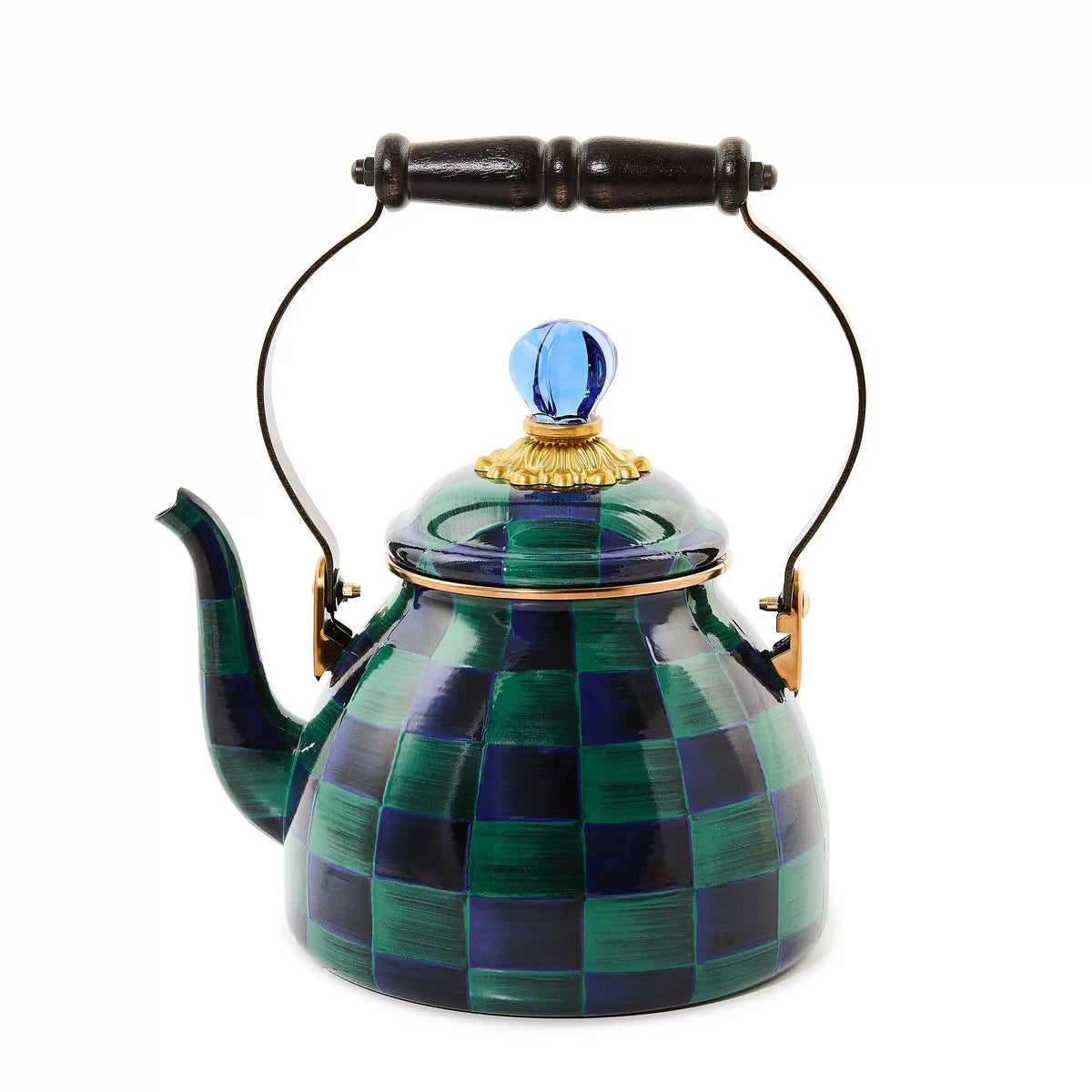 Palm Beach Check 2 Quart Tea Kettle