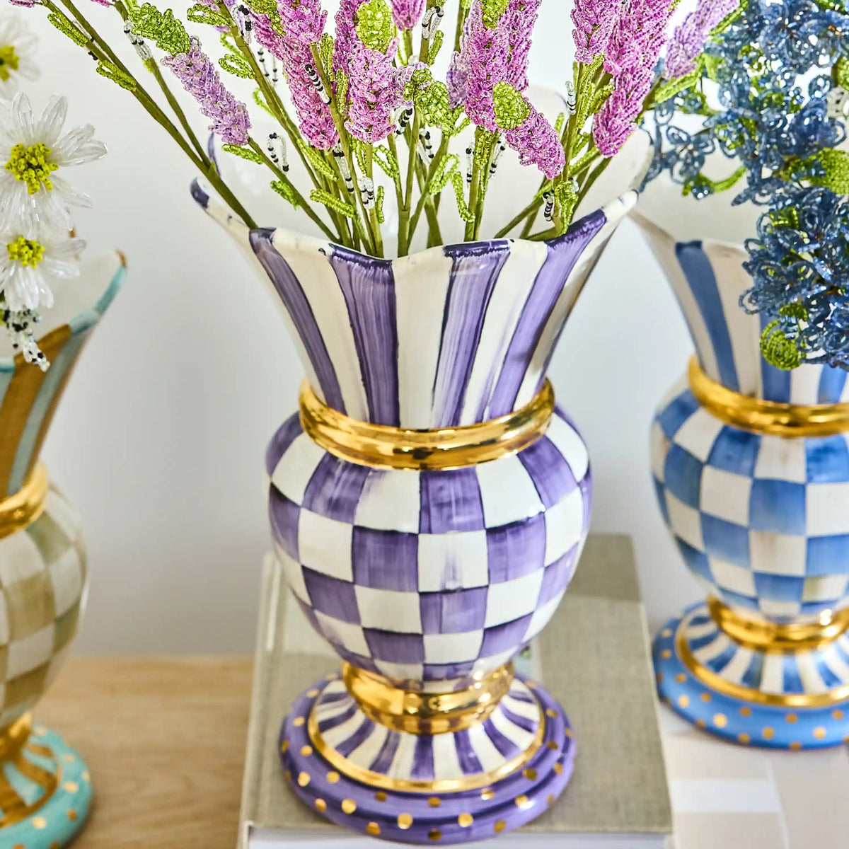 Rosy Check Ceramic Great Vase