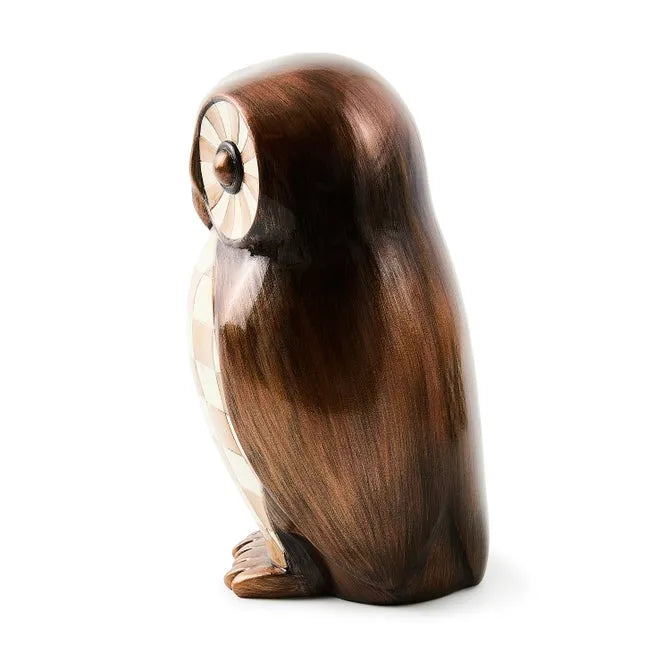 Mocha Check Owl