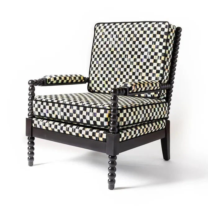 Spindle Check Outdoor Chair