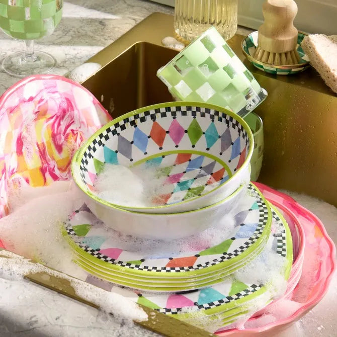 Palm Springs Melamine Small Bowls, Set of 4