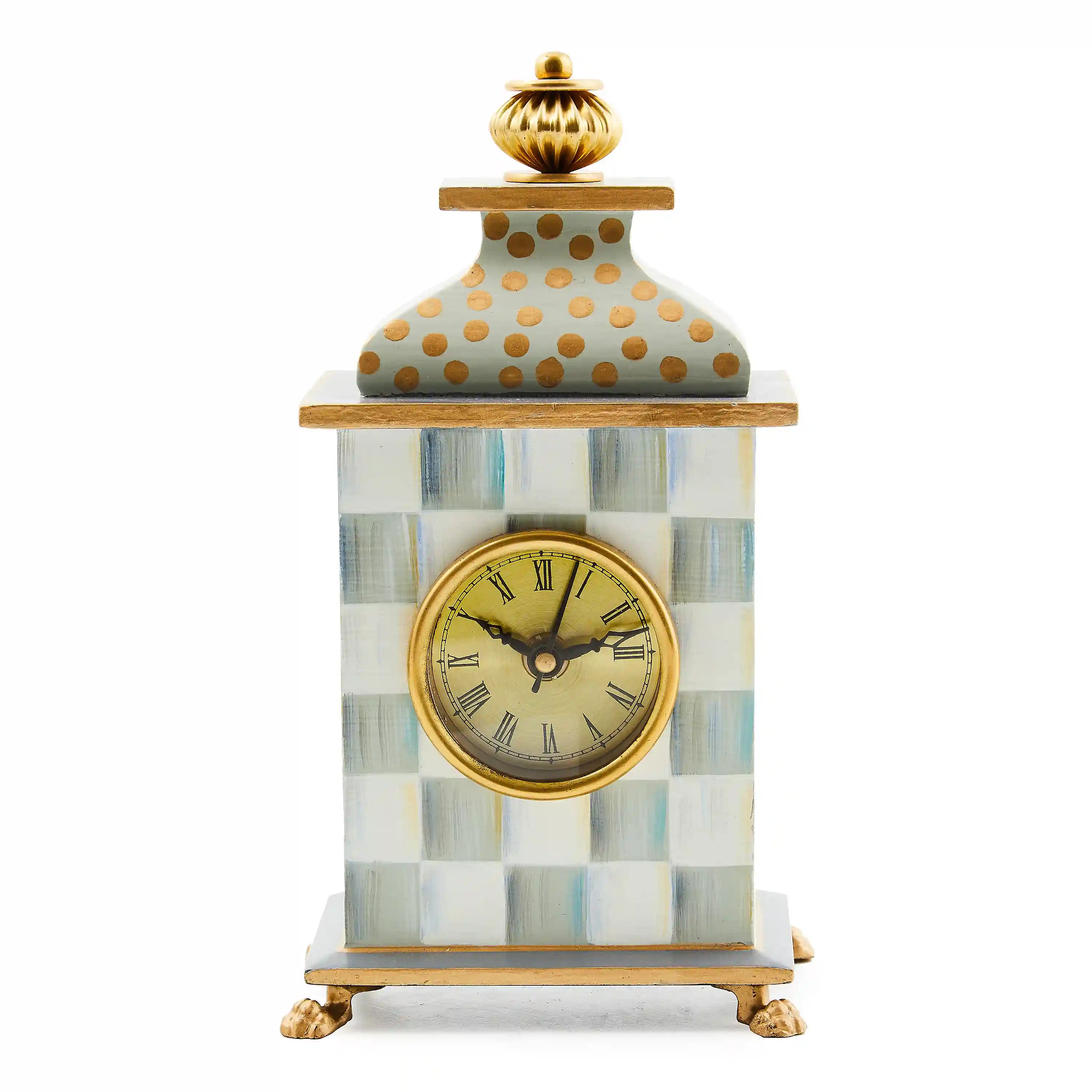 Courtly Check Desk Clock