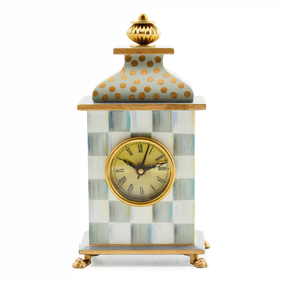 Rosy Check Desk Clock