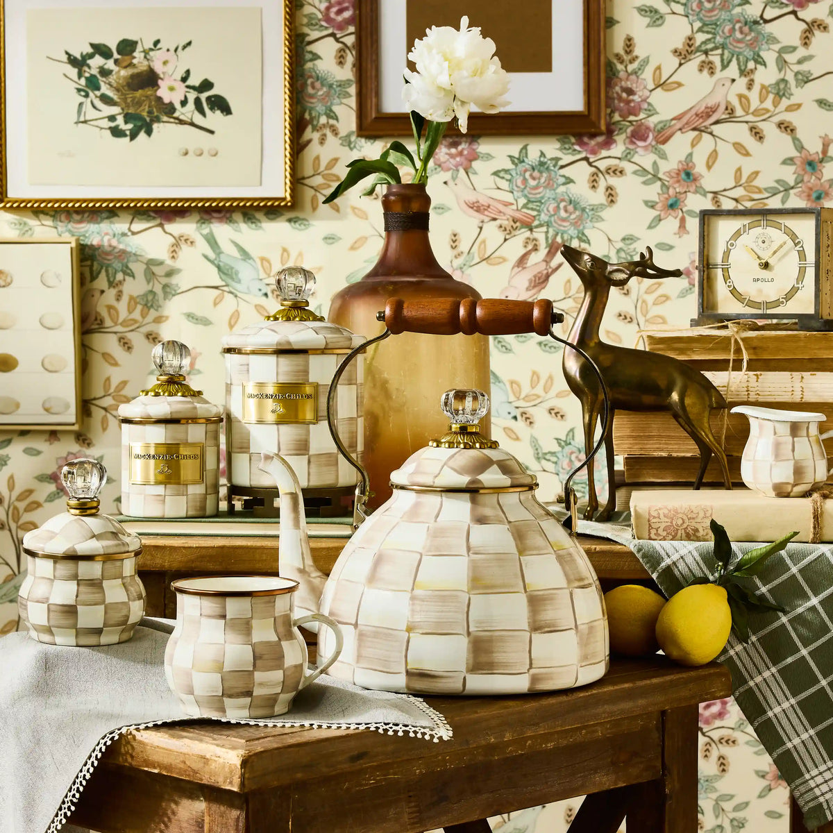Royal Check 2 Quart Tea Kettle