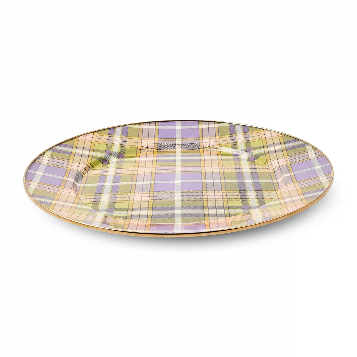 Tartan Green Serving Platter
