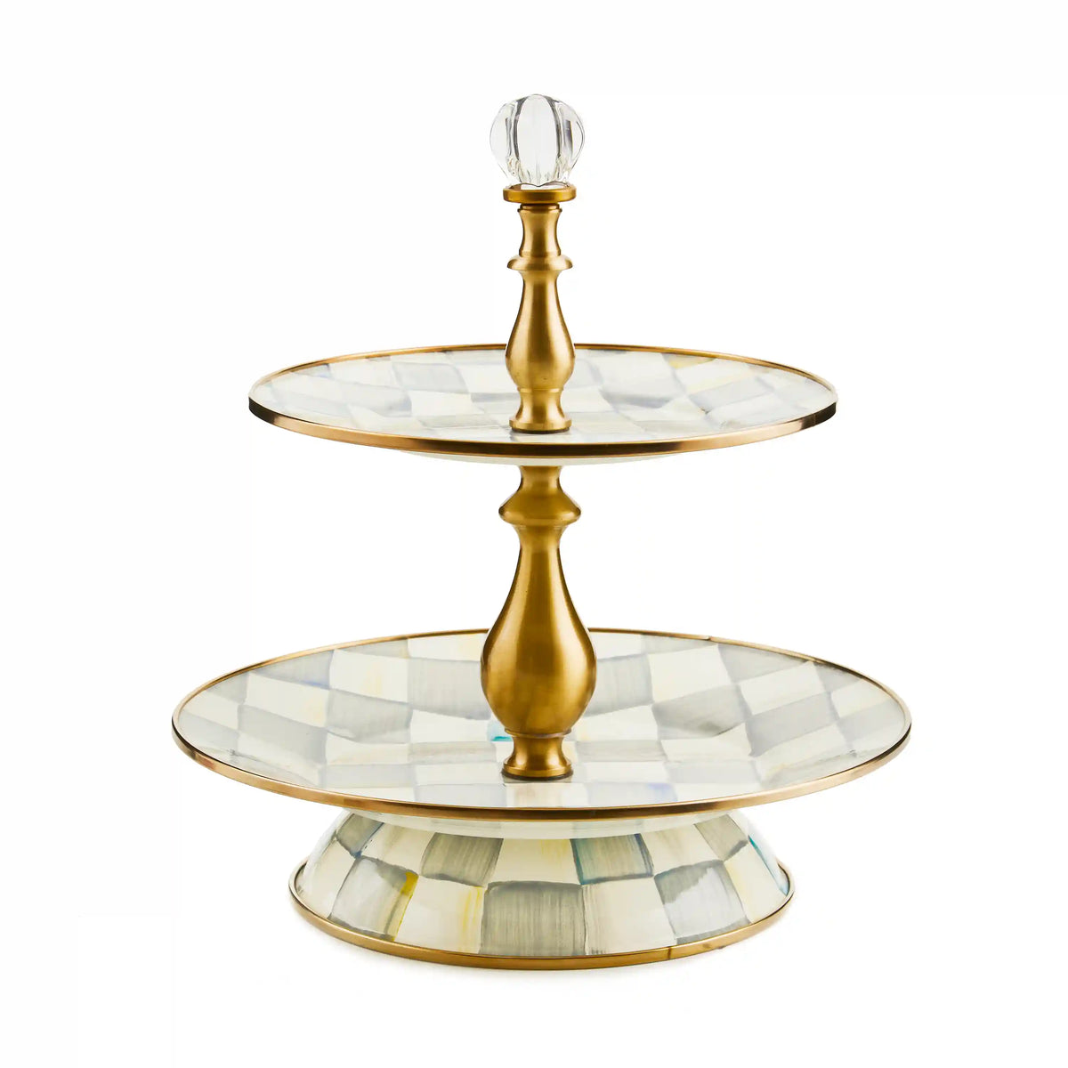 Courtly Check Two Tier Sweet Stand