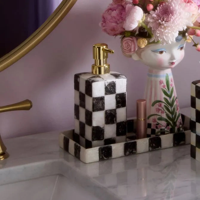 Courtly Check Capiz Soap Pump