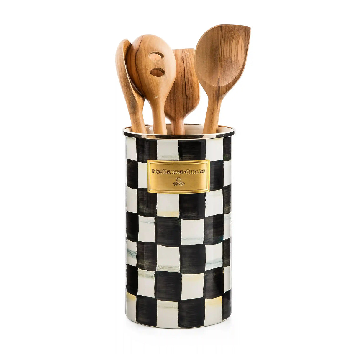 Sky Check Utensil Holder