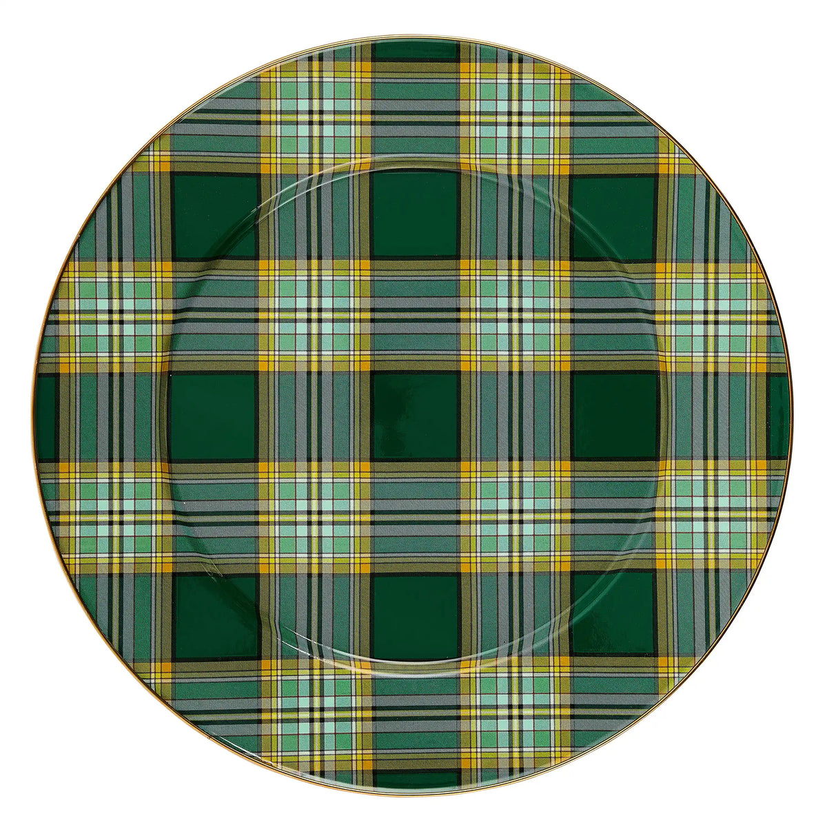 Tartan Latte Serving Platter
