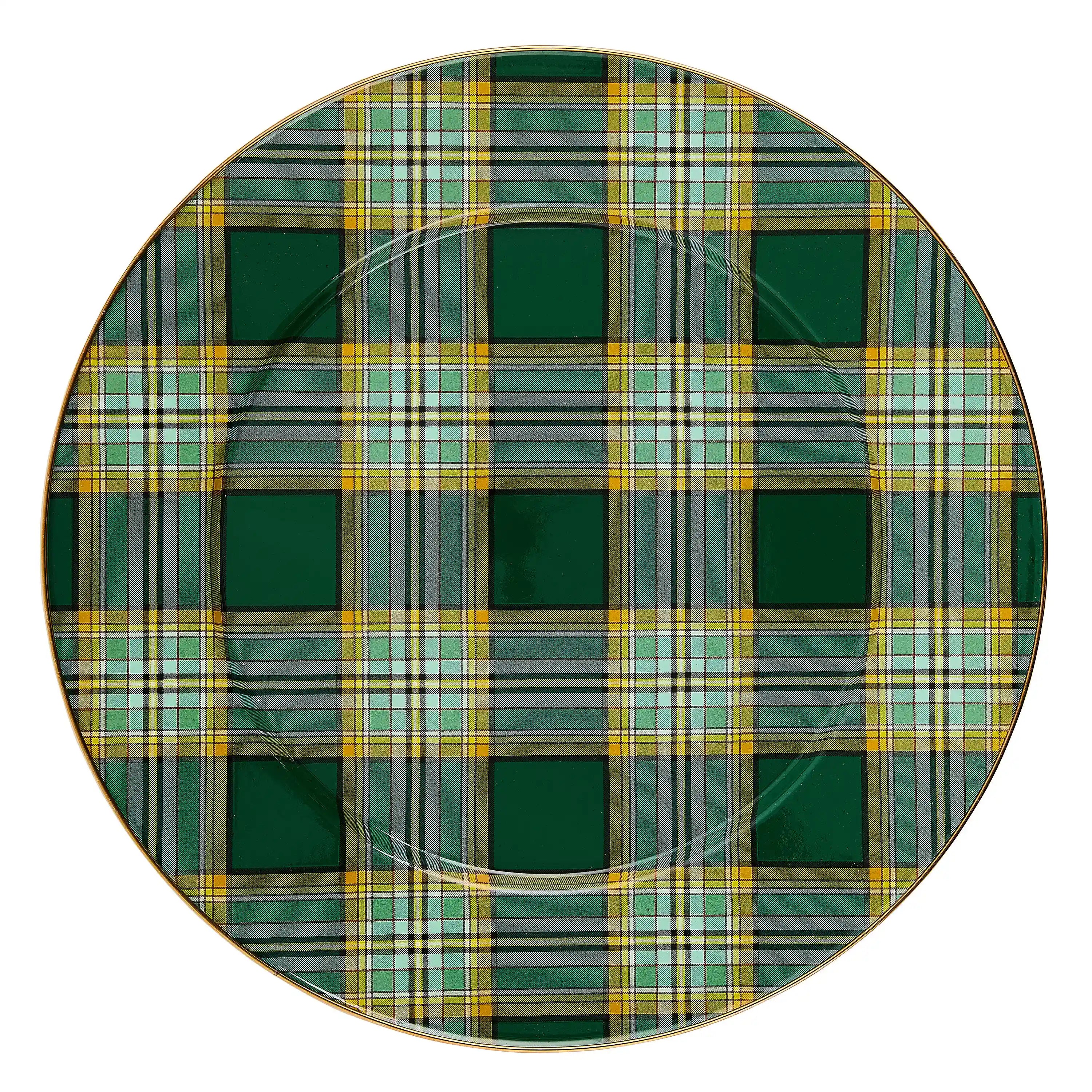 Tartan Mocha Serving Platter
