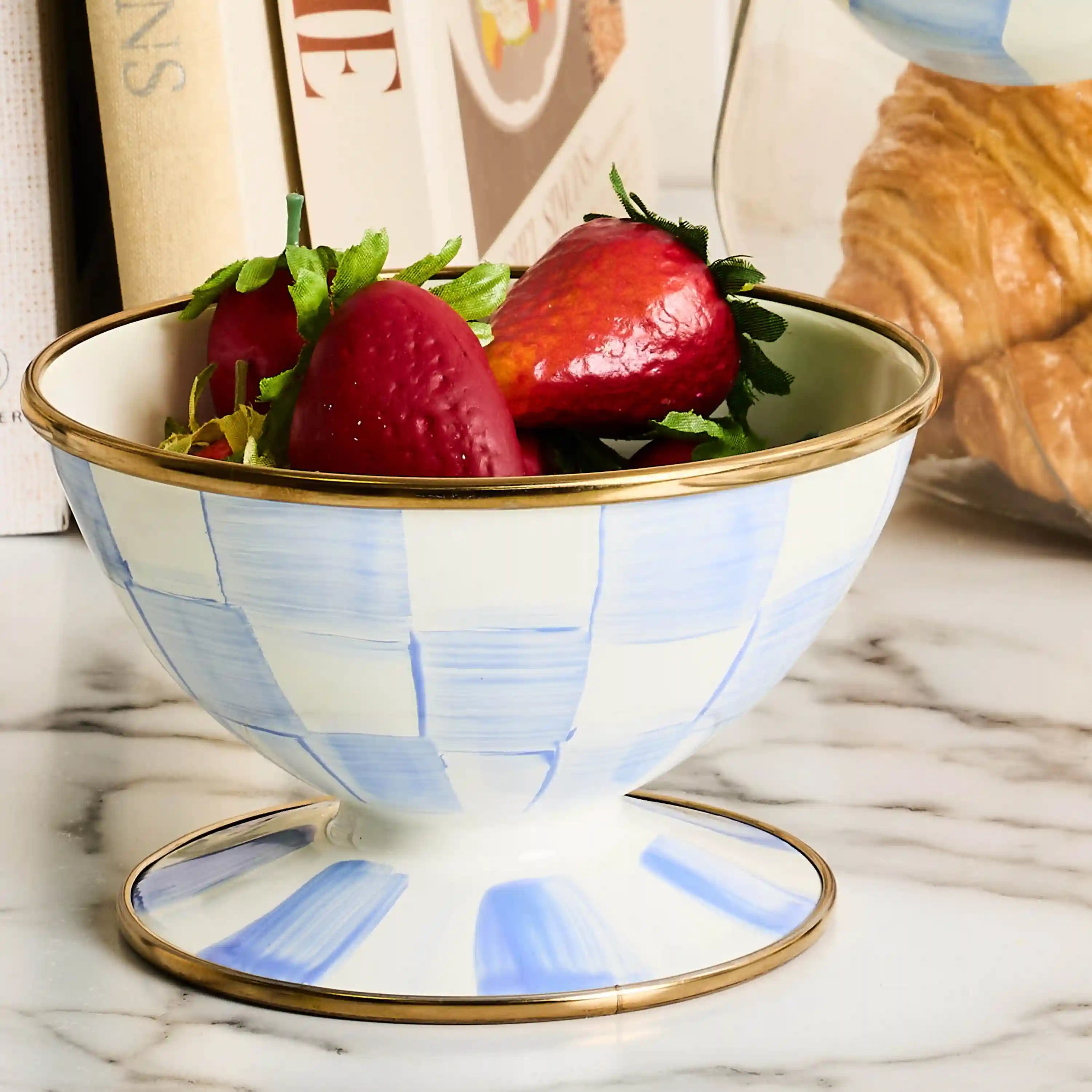 Rosy Check Ice Cream Dish