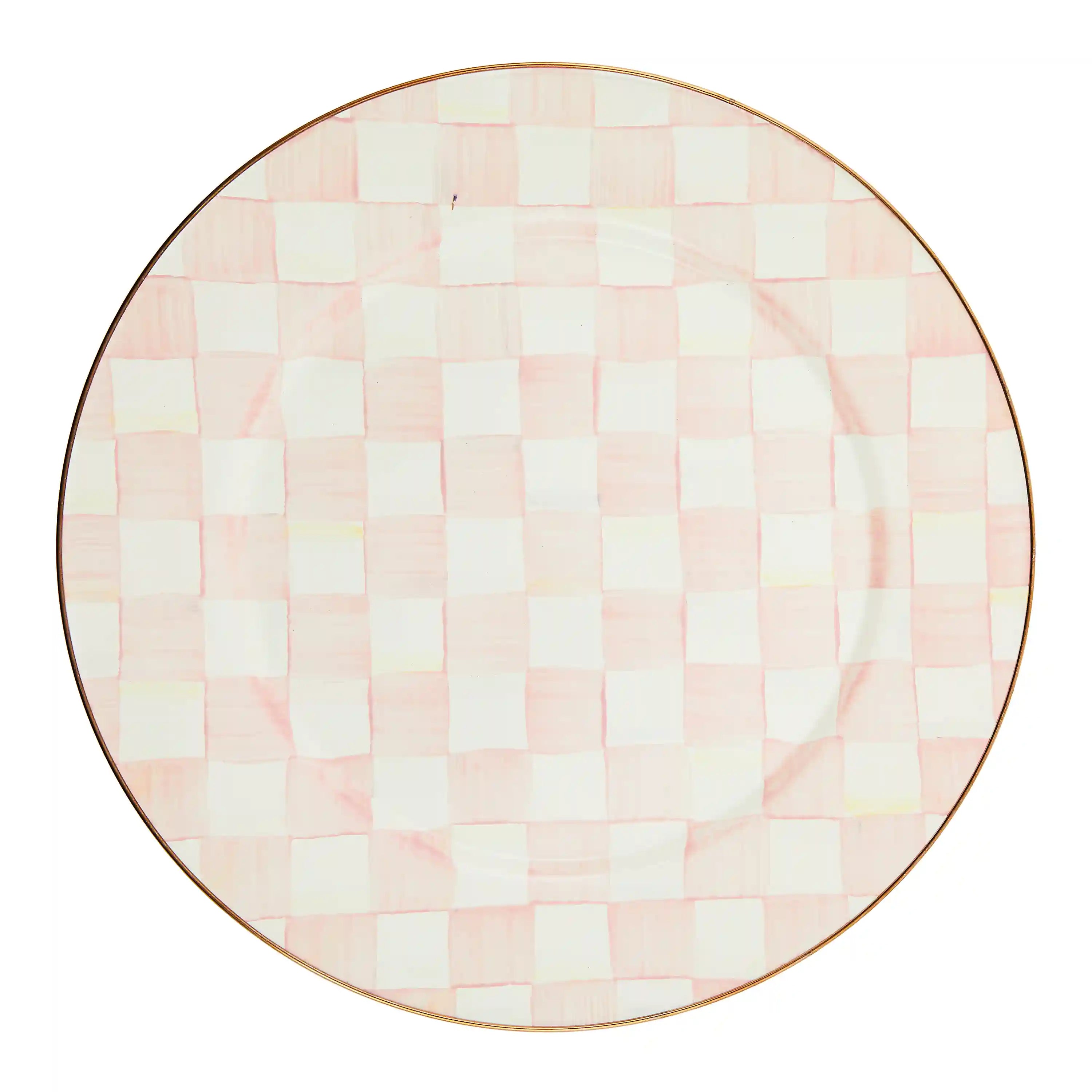 Mocha Check Serving Platter