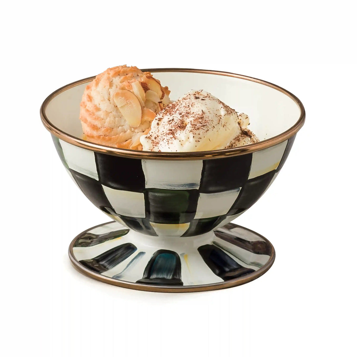 Rosy Check Ice Cream Dish