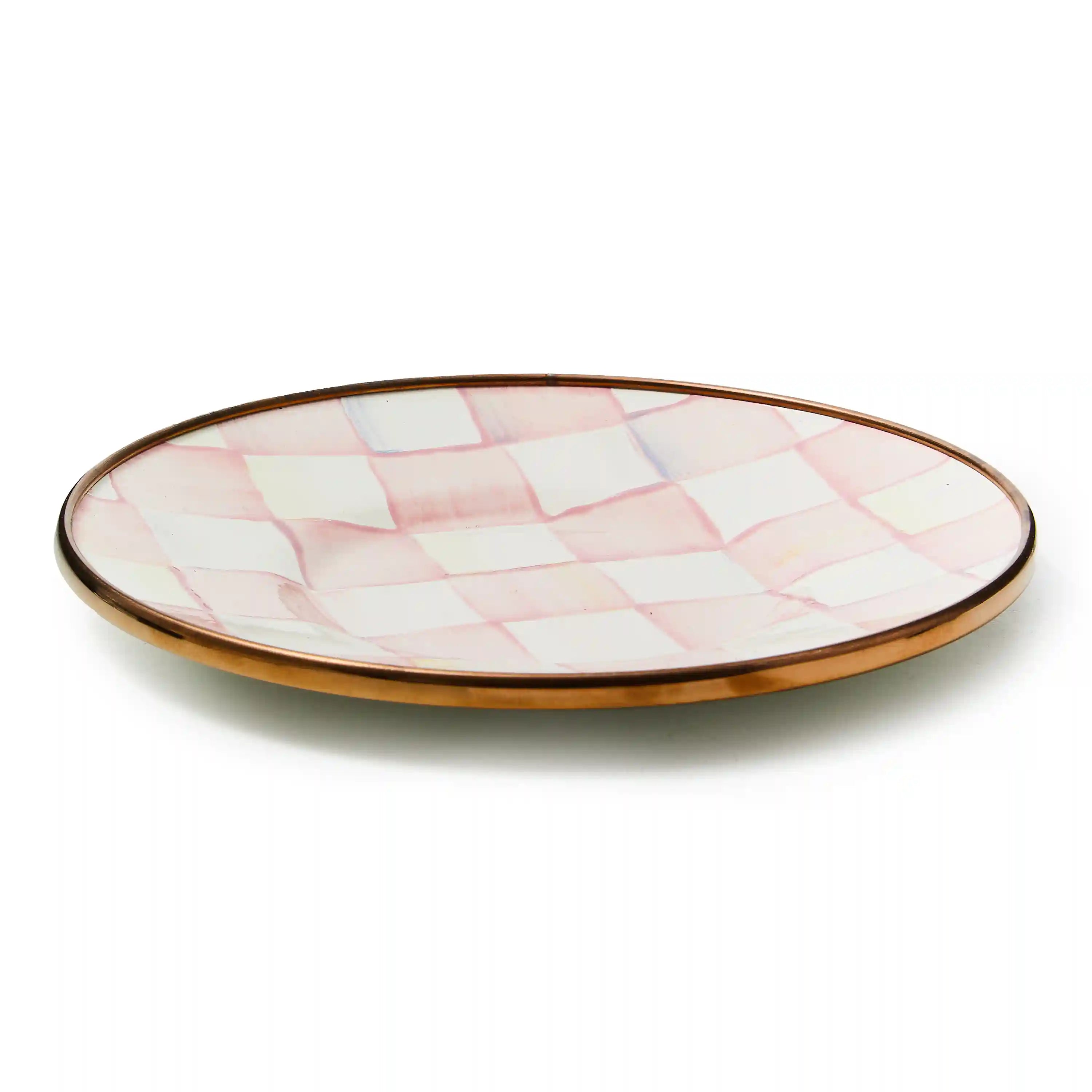 Mocha Check Teacup