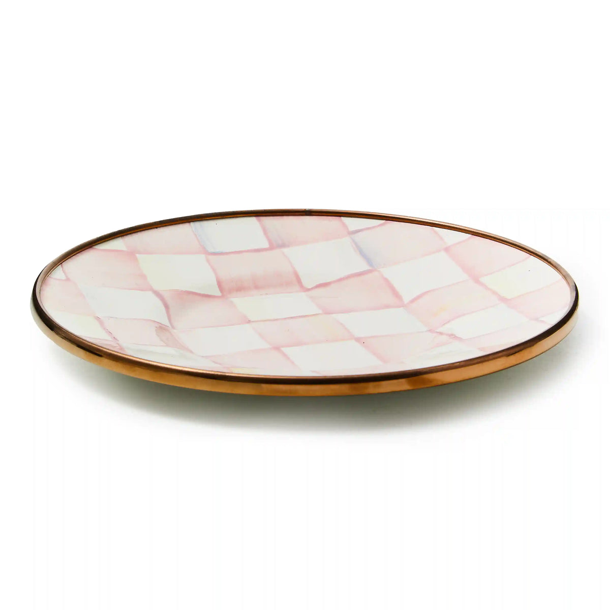 Emerald Check Saucer