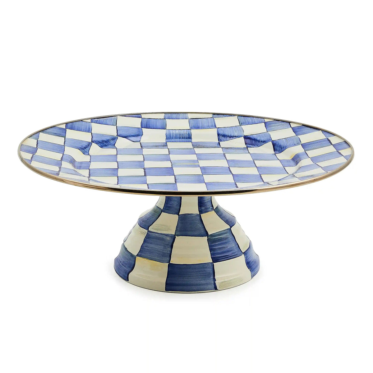 Courtly Check Large Pedestal Platter