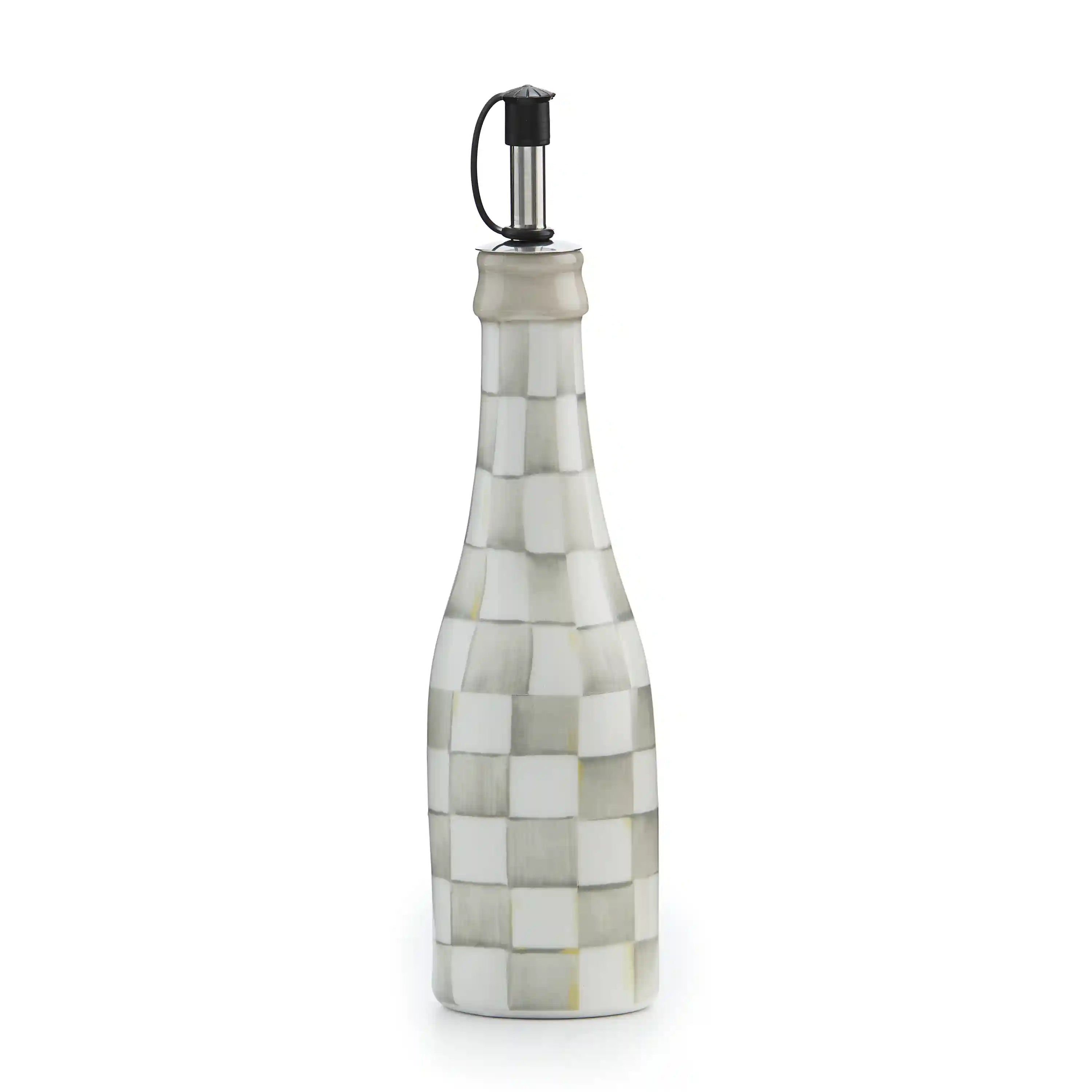Sterling Check Farmhouse Oil Cruet