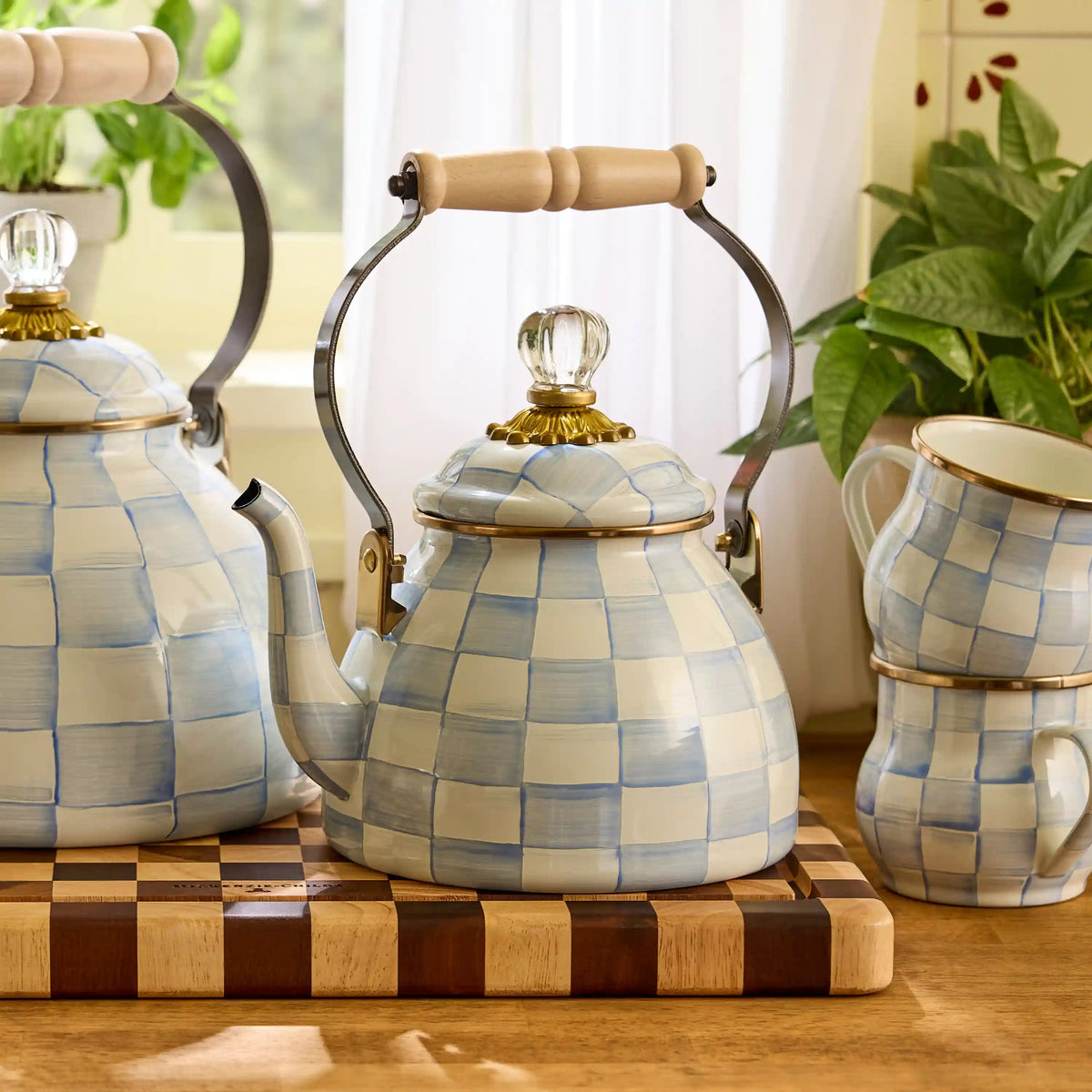 Royal Check 3 Quart Tea Kettle