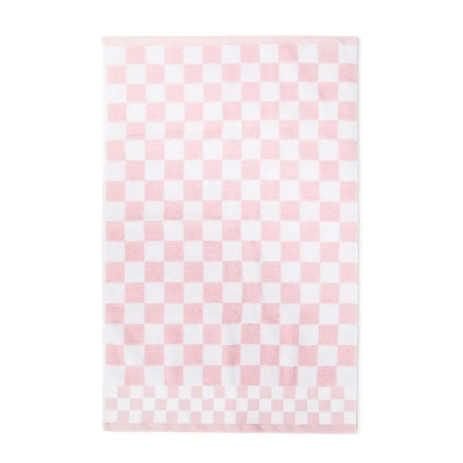 Rosy Check Hand Towel