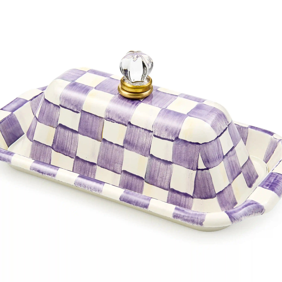 White Flower Market Butter Box