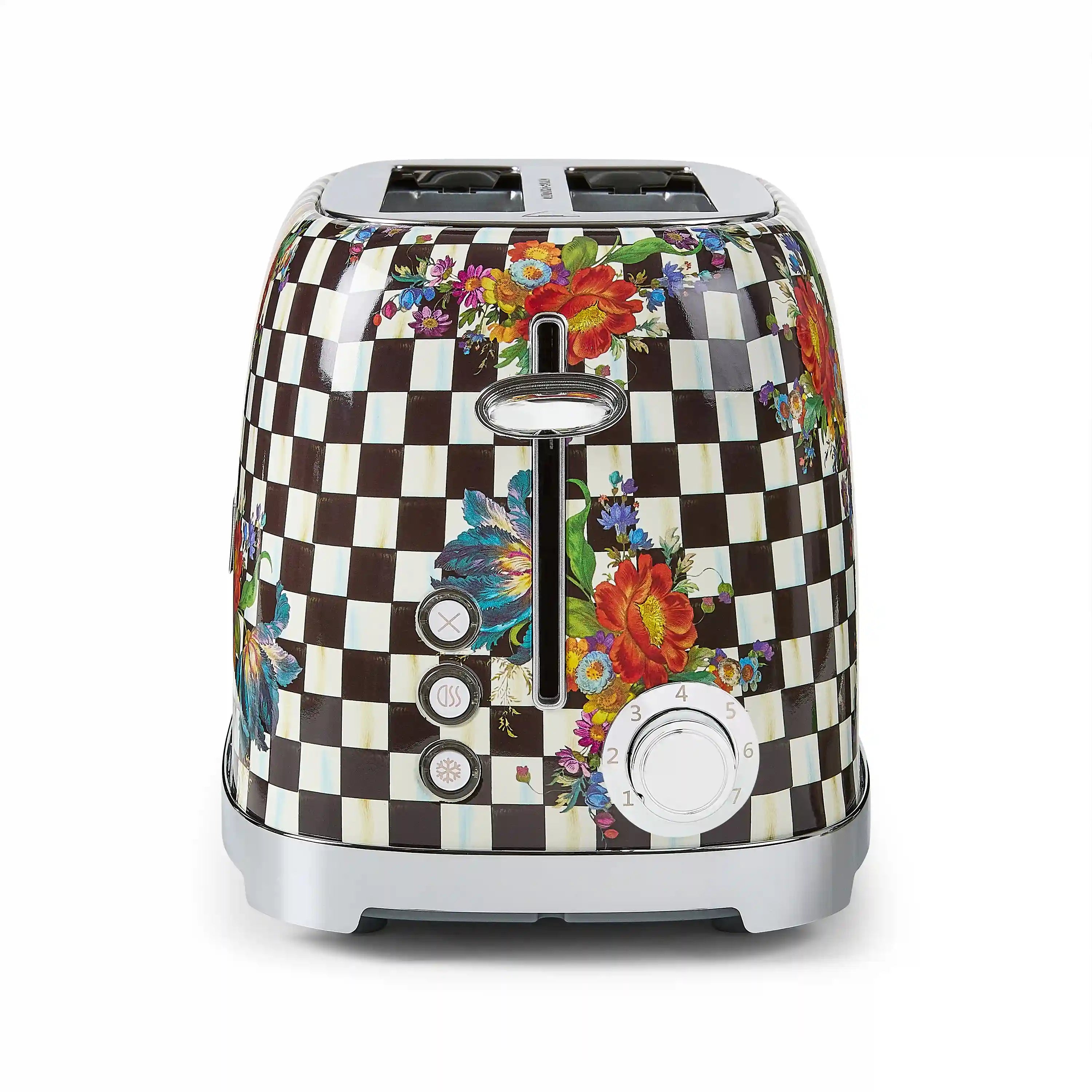 Mocha Check 2-Slice Toaster