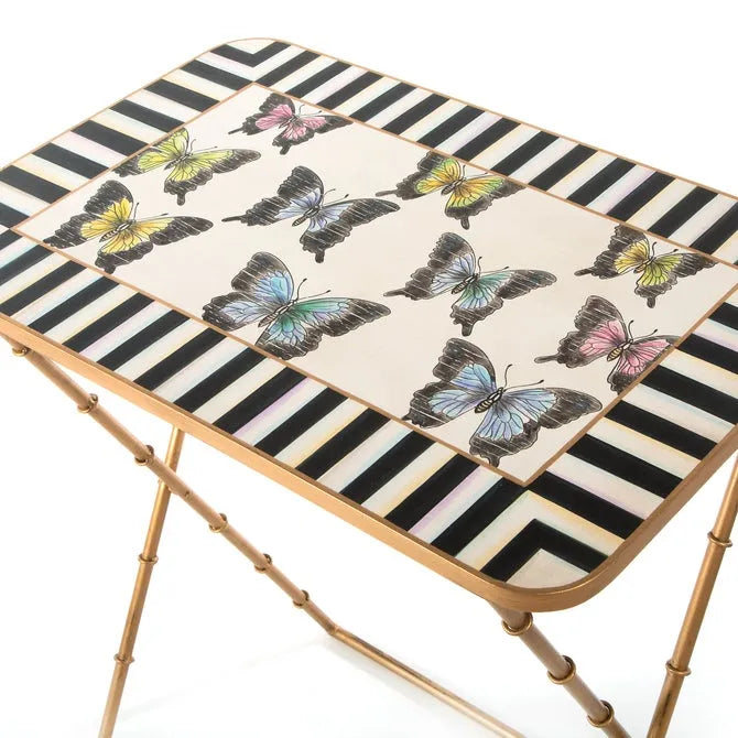 Butterfly Collection Cocktail Trays, Set of 4