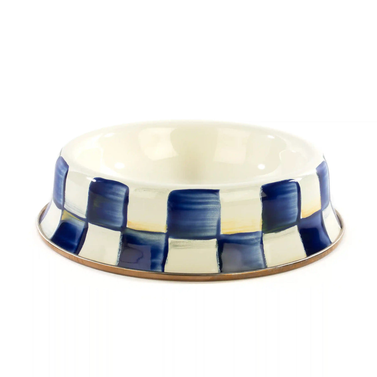 Royal Check Small Pet Dish