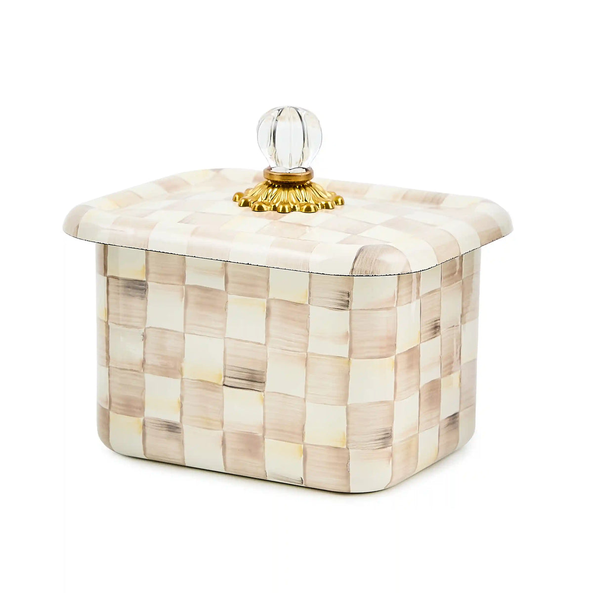 Courtly Check Recipe Box