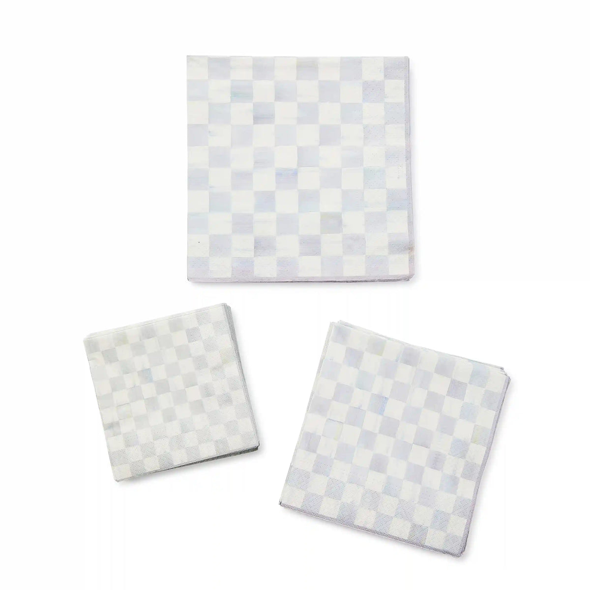 Rosy Check Cocktail Paper Napkins