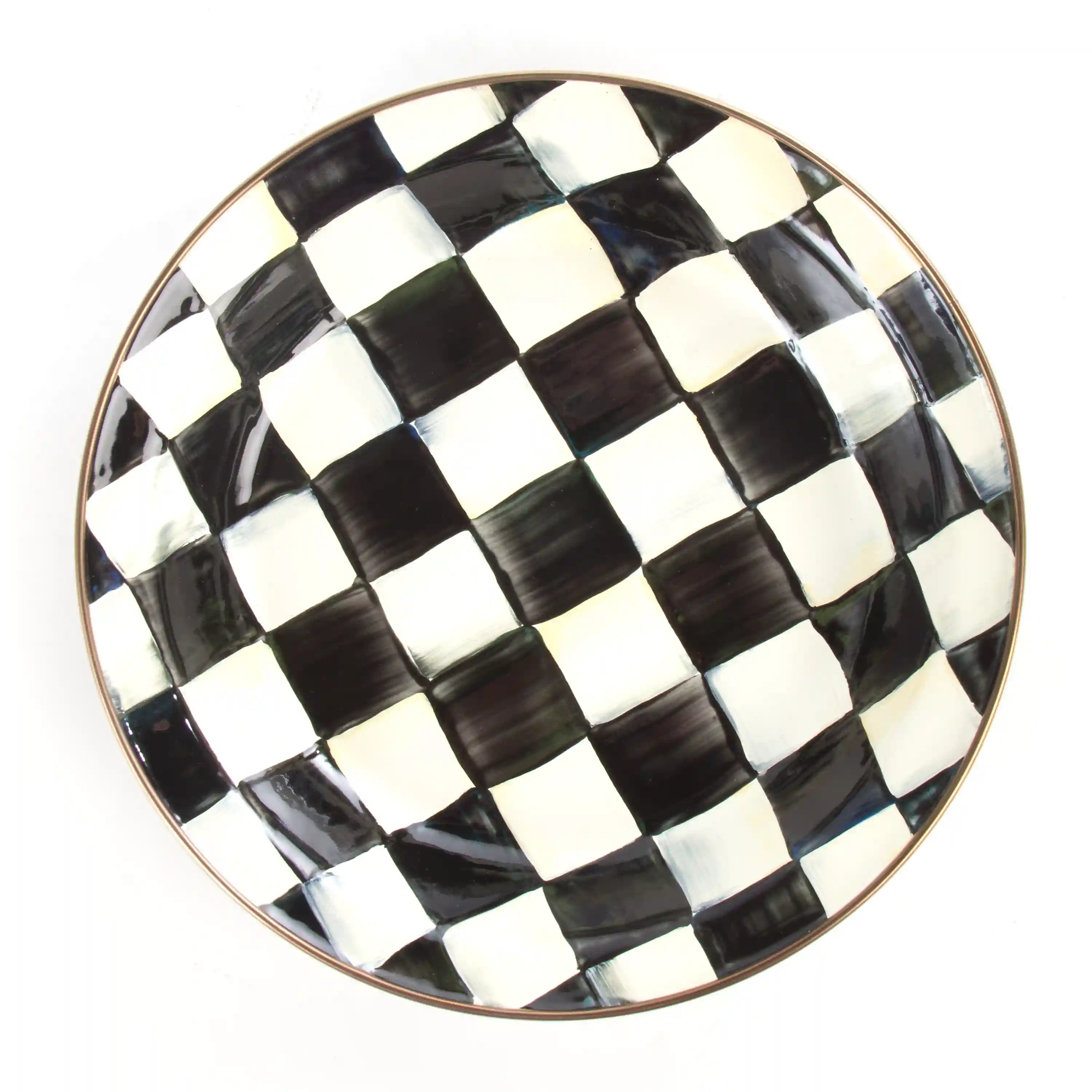 Courtly Check Pie Plate