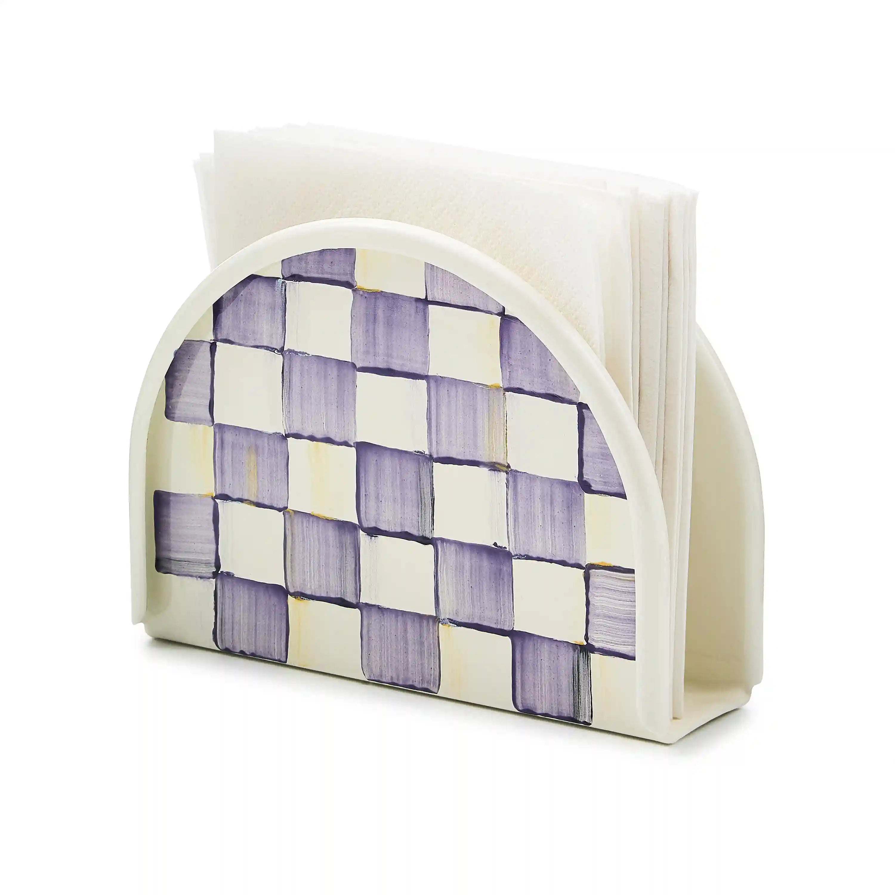 Sky Check Napkin Holder