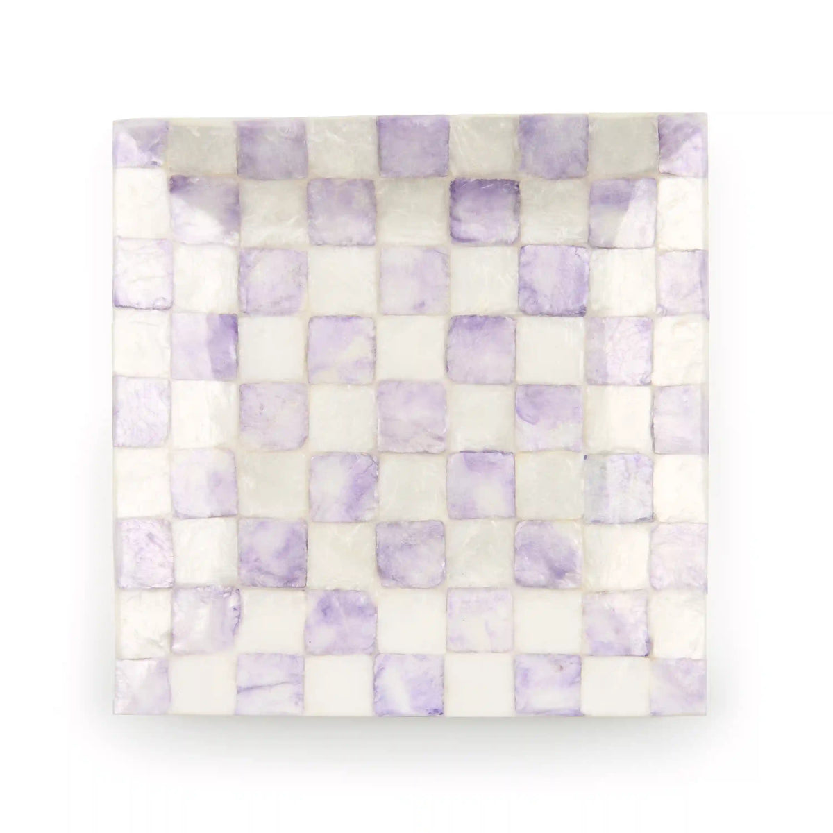 Courtly Check Capiz Catchall Tray