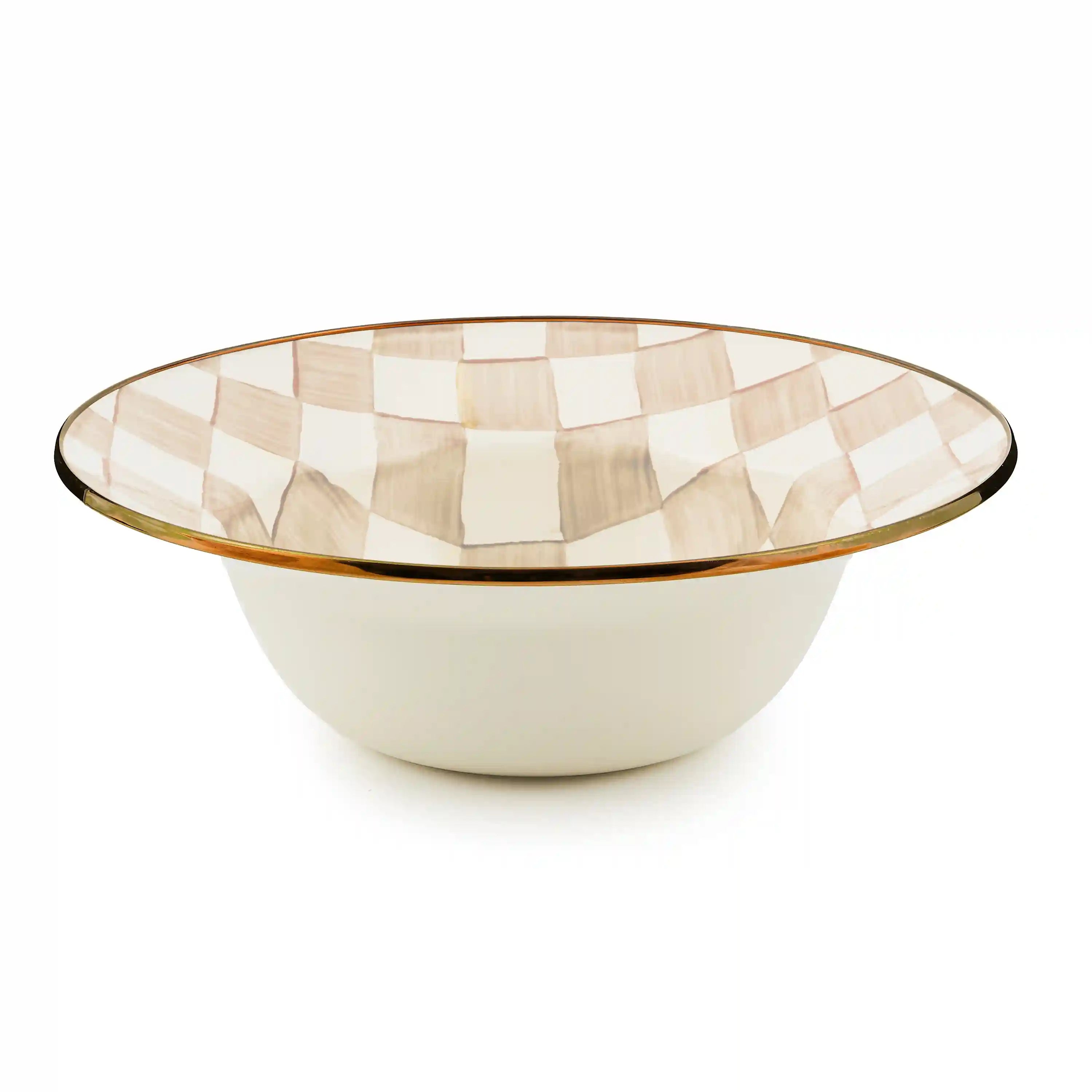 Sky Check Serving Bowl
