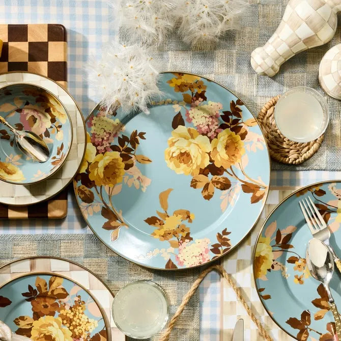 Wild Rose Slate Charger/Plate