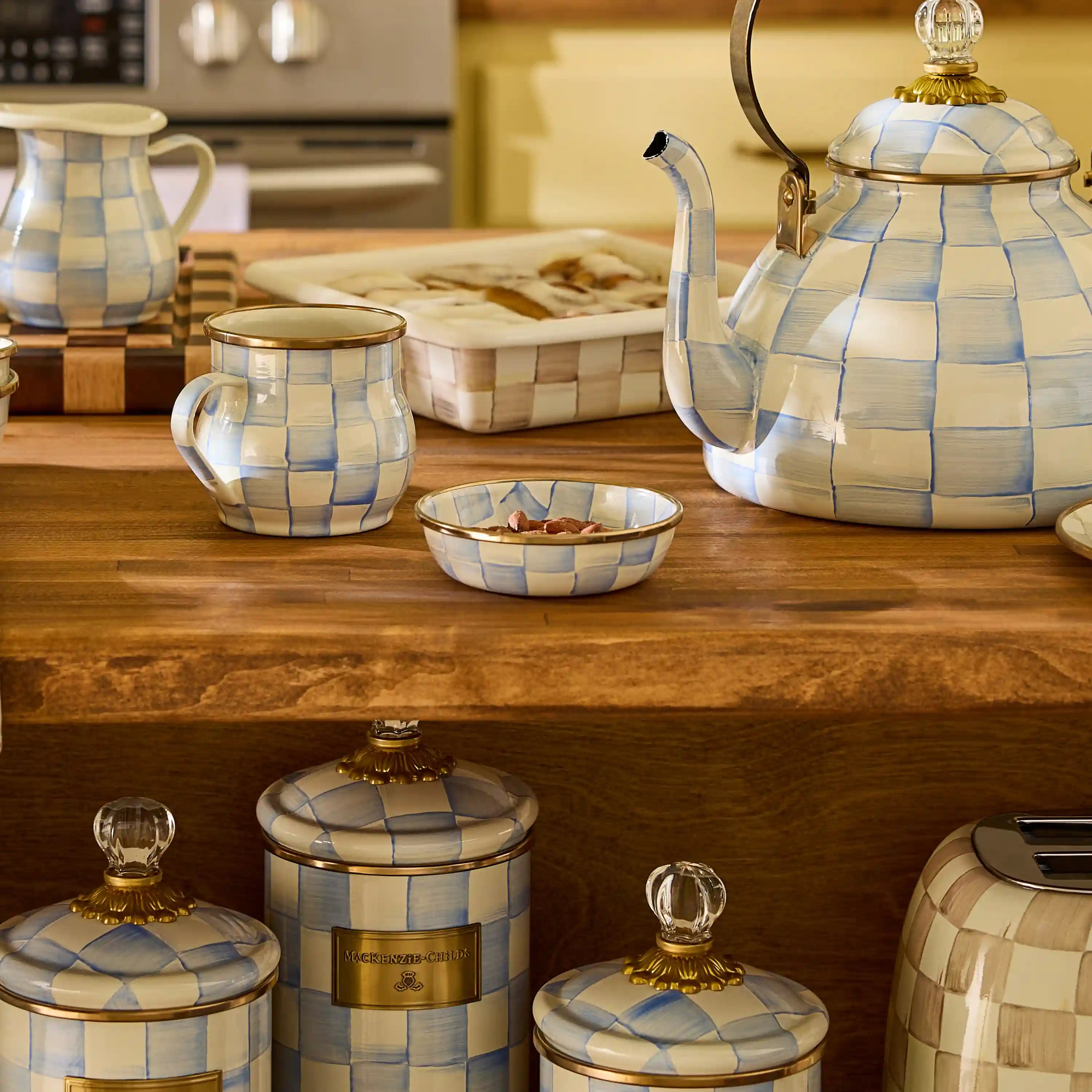 Sky Check Relish Dish
