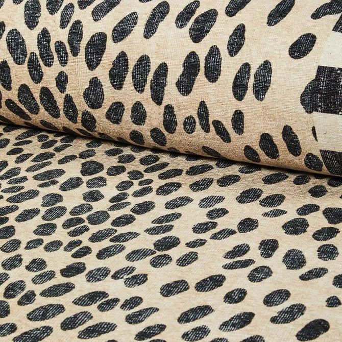Snow Leopard 3' x 5' Washable Rug