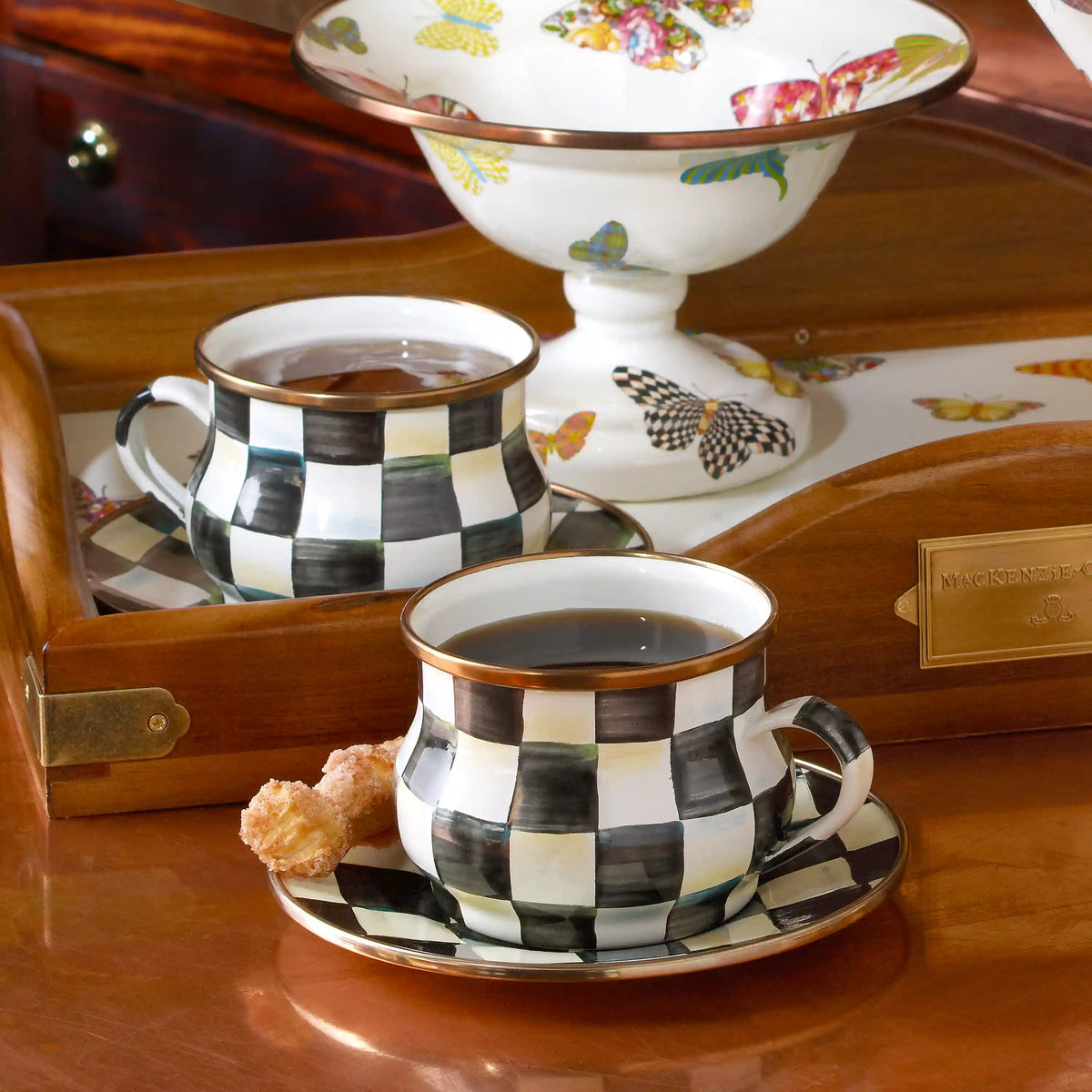 Rosy Check Saucer