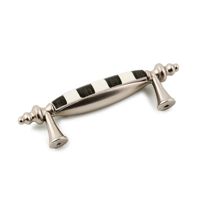 Courtly Check Nickel Drawer Pull