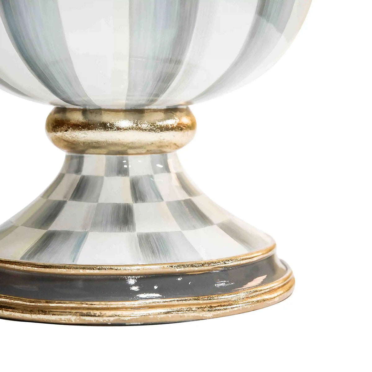Courtly Check Pedestal Urn