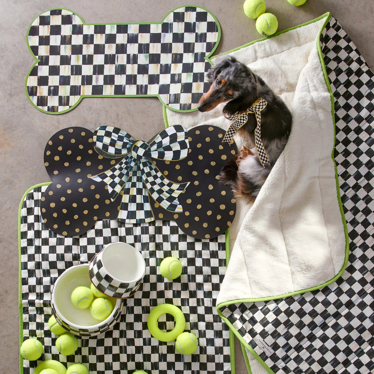 Courtly Check Large Pet Dish