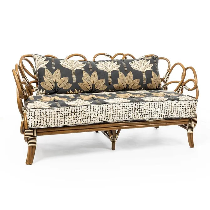 Wild Indoors Rattan Loveseat