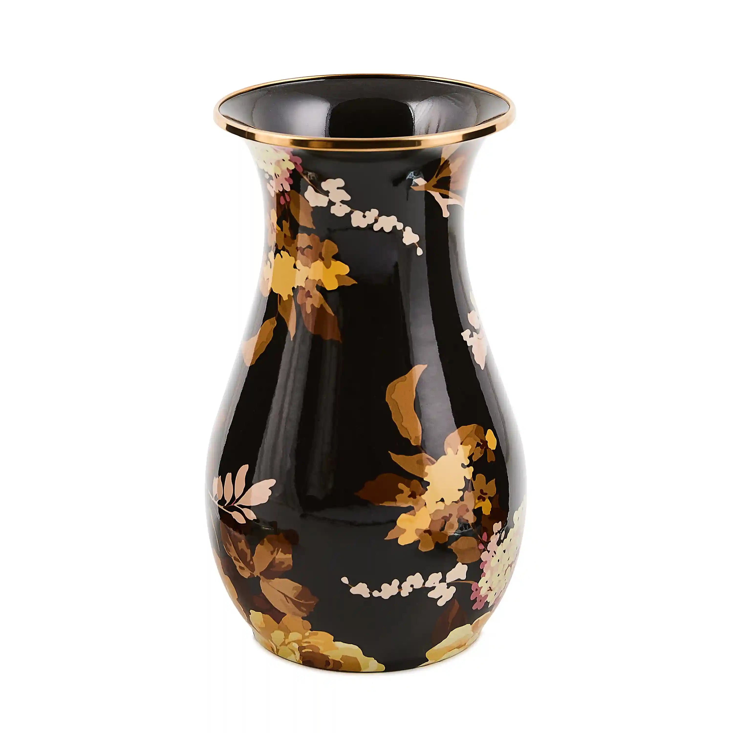 Sterling Check Tall Vase