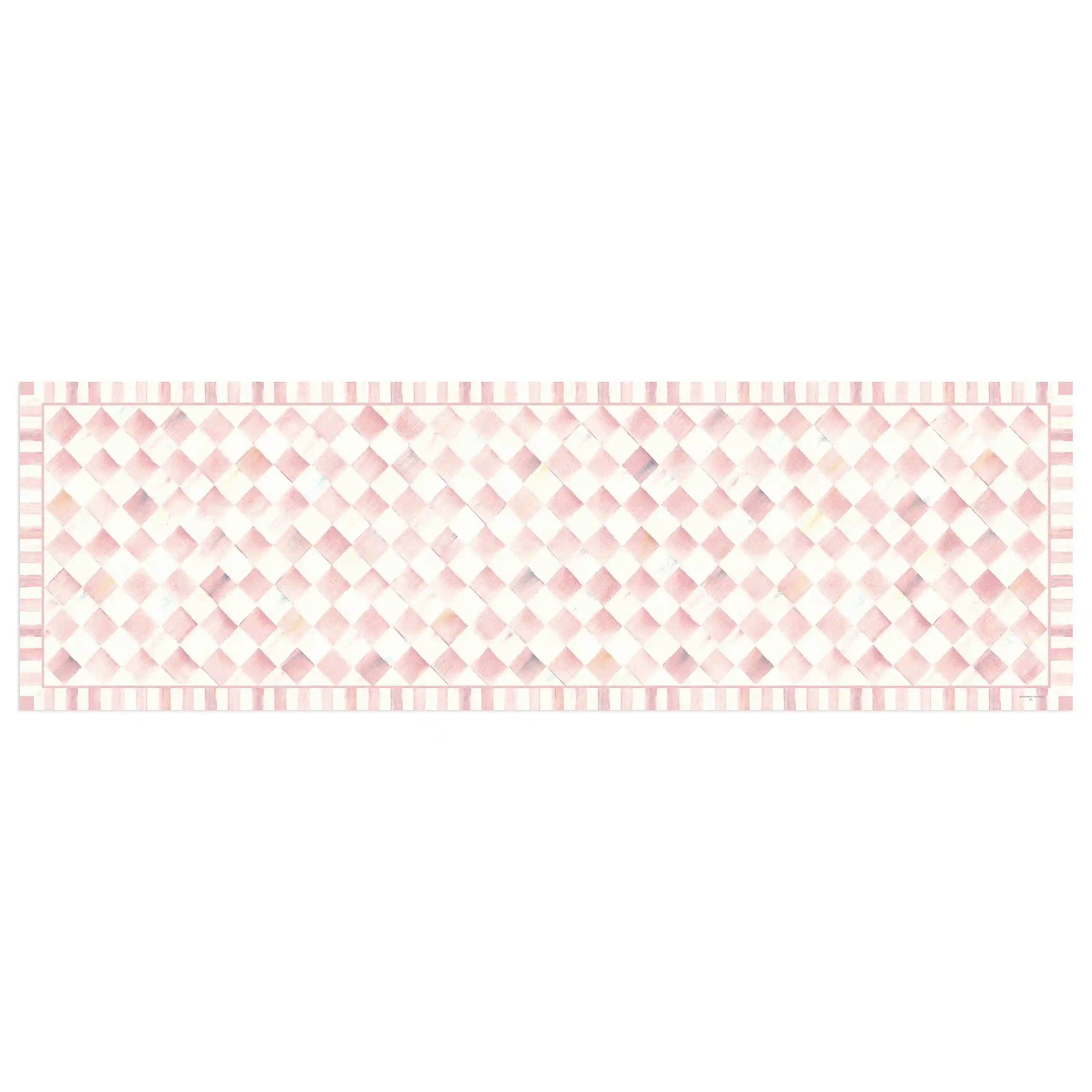 Rosy Check 2' x 3' Floor Mat
