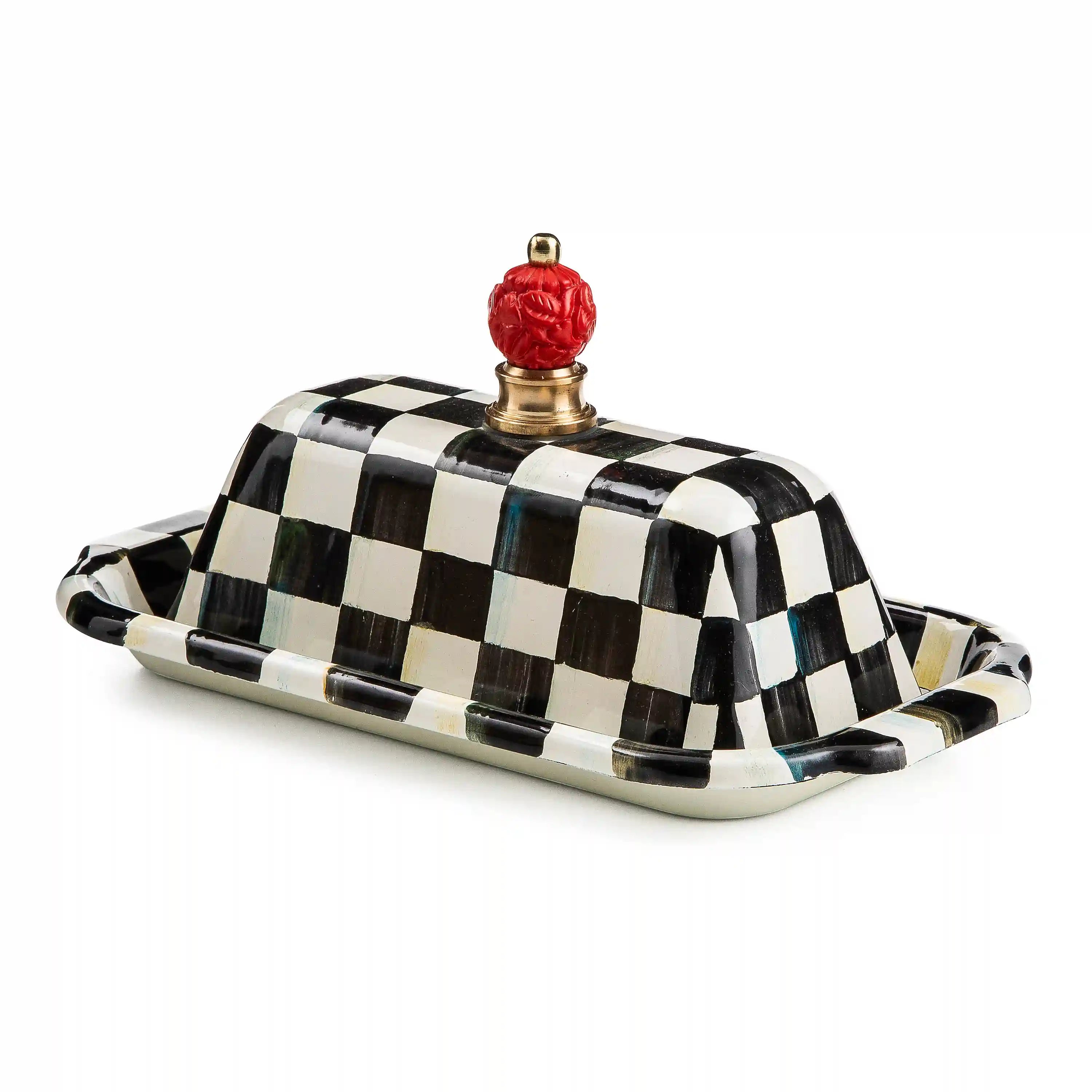 Violet Check Butter Box