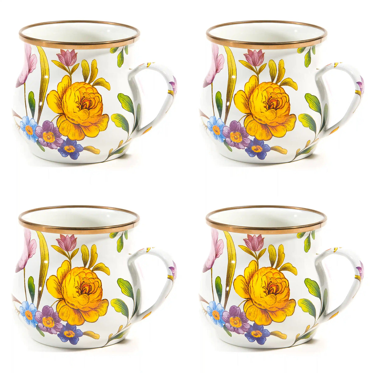 Wild Rose Slate Mug