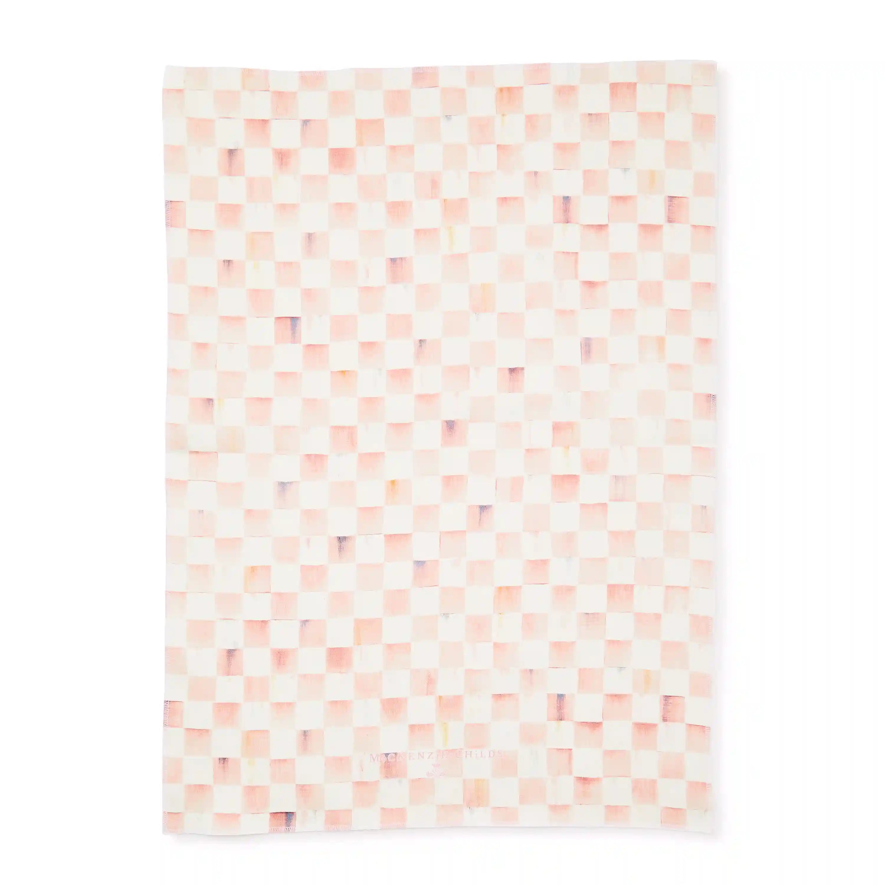 Mocha Check Dish Towel