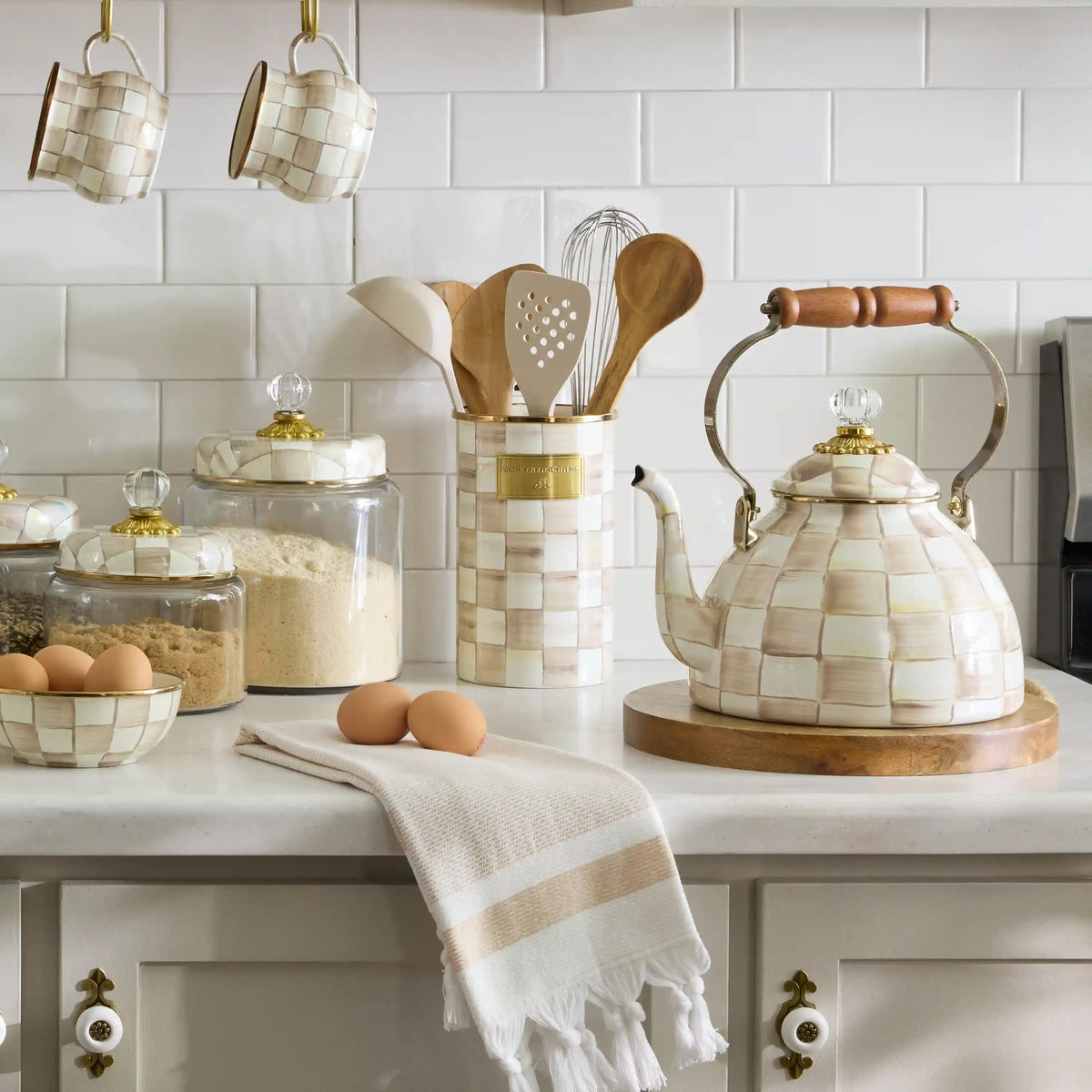 Sterling Check Utensil Holder