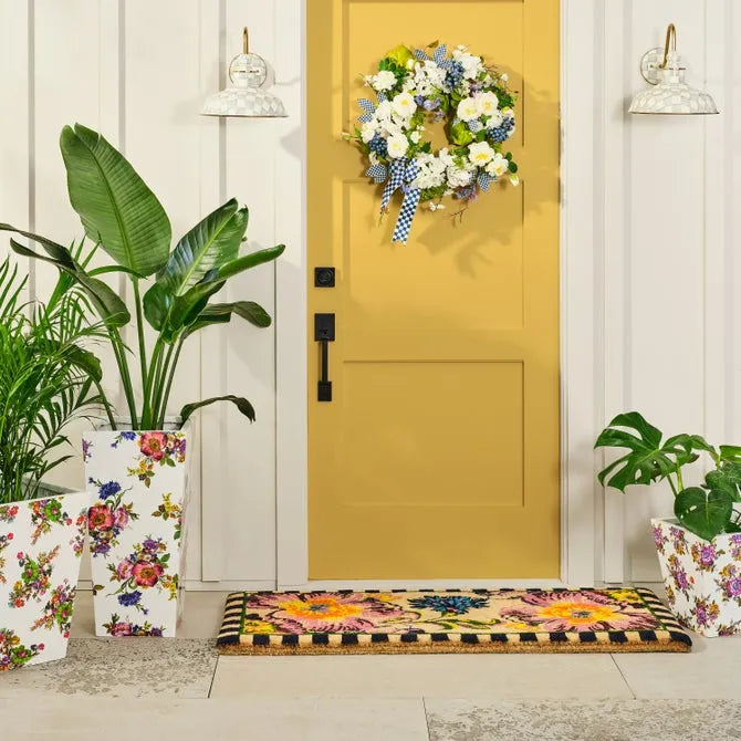 Flower Market Double Door Entrance Mat