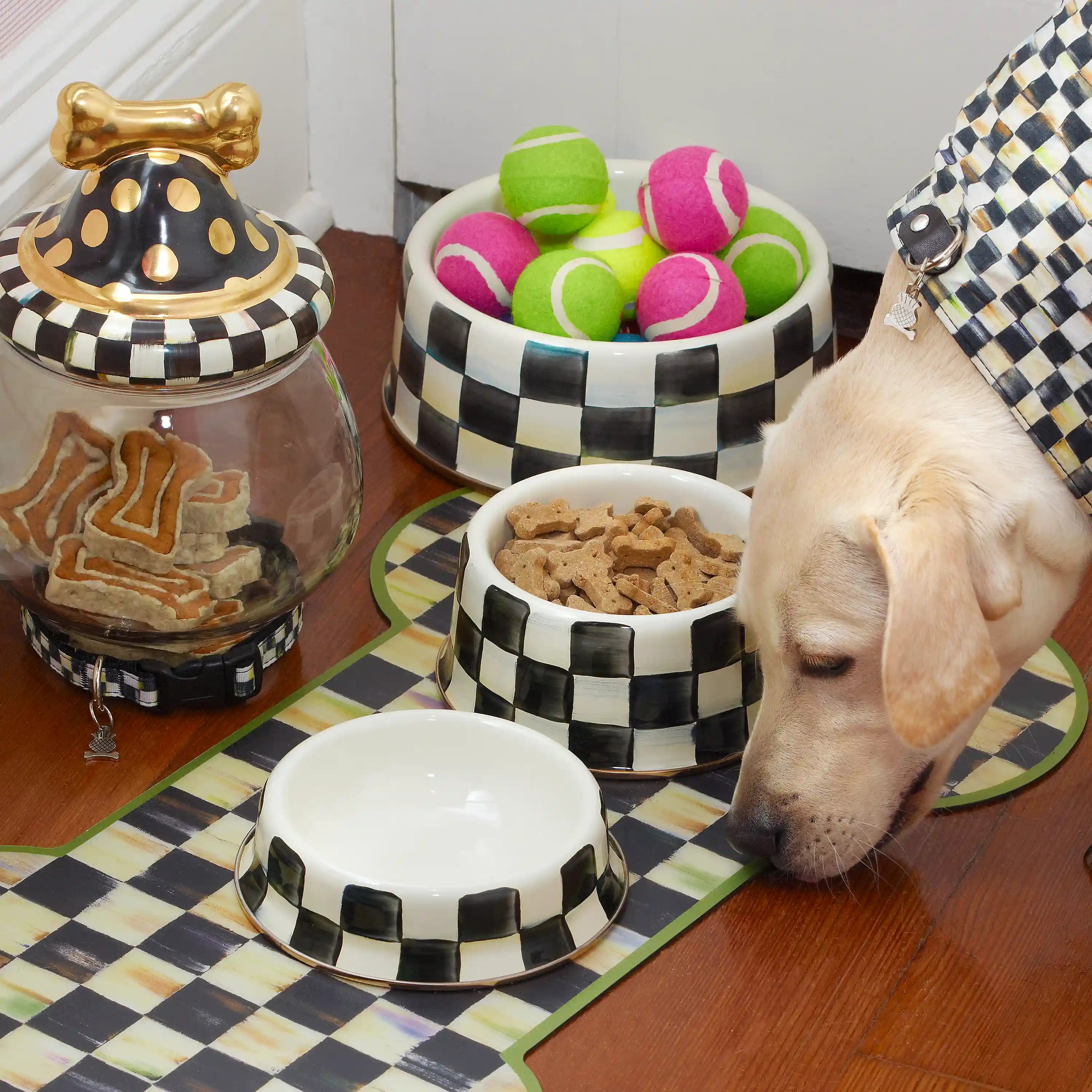 Rosy Check Small Pet Dish