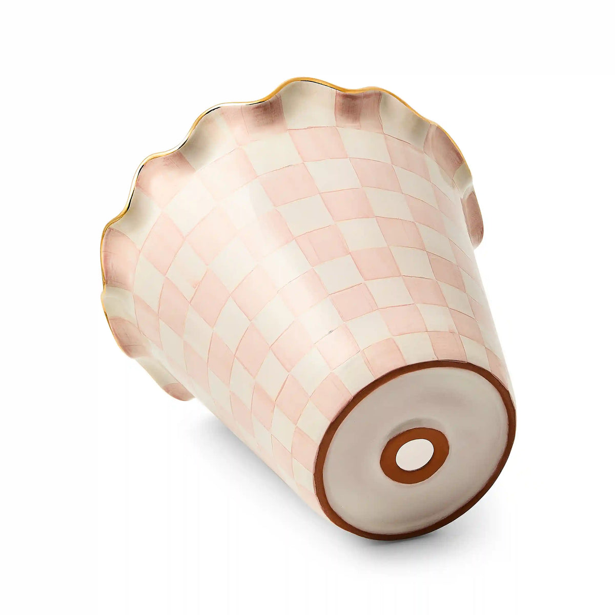 Courtly Check Ceramic Jumbo Garden Pot